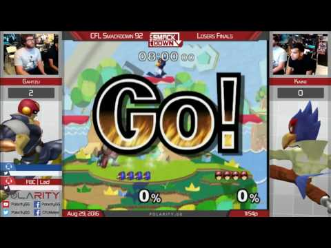 CFL Smackdown 92 Melee - Gahtzu (Falcon) vs Kaike (Falco) - Losers Finals