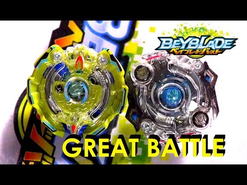 Beyblade Burst  ベイブレードバースト RB VOL 4 B-61 01 Quad Quetzalcoatl .J.P  VS B-61 05 Obelisk Odin .U.J