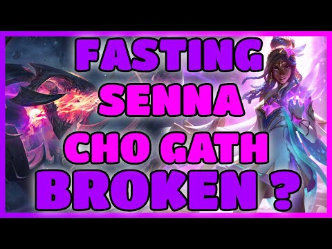 FASTING SENNA CHO GATH IS IT BROKEN IN SOLO Q ? MASTER GAMEPLAY SENNA 13.5