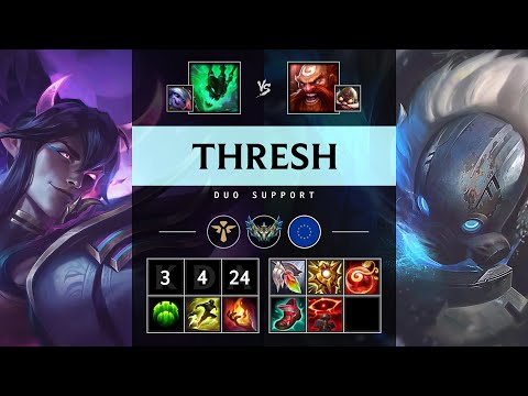 Thresh Support vs Gragas - EUW Challenger Patch 25.17