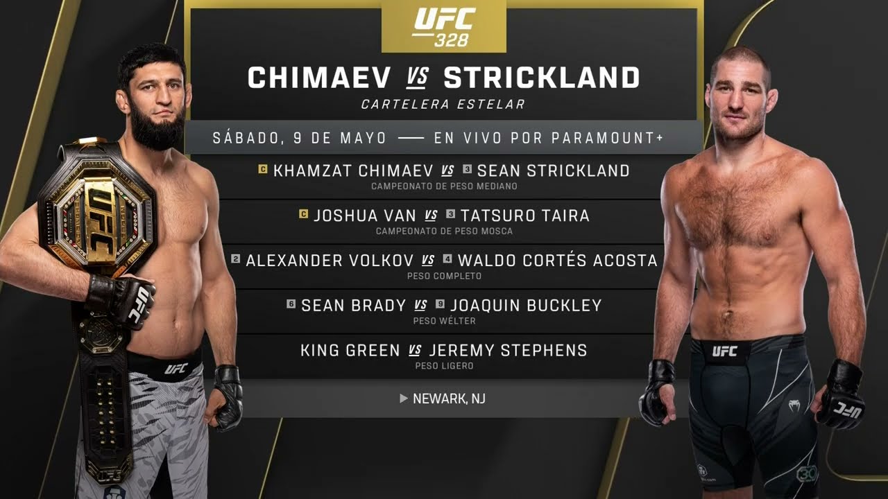 #UFC328 Chimaev vs Strickland