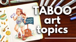 my income AS AN ARTIST + cozy draw with me sketchbook session