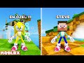 Gökkuşağı ve Steve Sonic Buldum!! Sonic Bul - Panda ile Roblox Find The Sonic Morphs