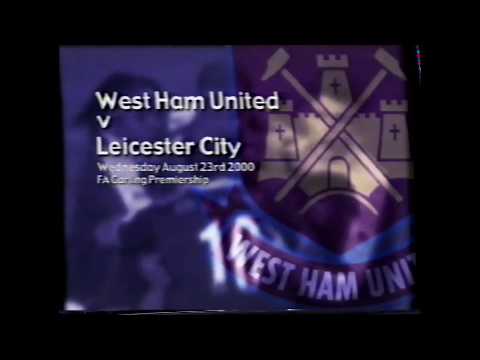 02 West Ham United v Leicester City, 23 August 2000