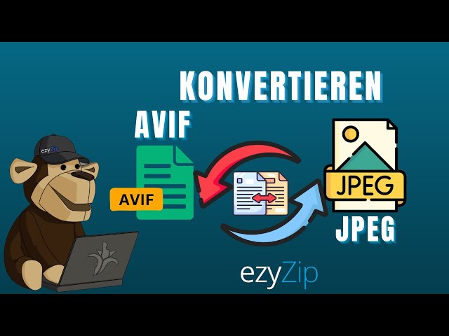 AVIF zu JPEG konvertieren