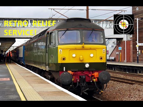 47 813 & 47 815 "GREAT WESTERN" TOP-AND-TAIL AT PETERBOROUGH, 18/2/23