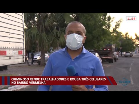 Criminoso rende trabalhadores e realiza assalto na Vermelha 09 09 2021