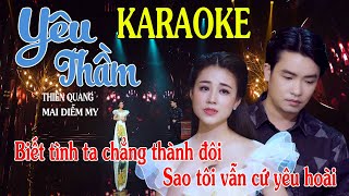 Download lagu [KARAOKE - BEAT GỐC] YÊU THẦM - THIÊN QUANG Ft. MAI DIỄM MY mp3