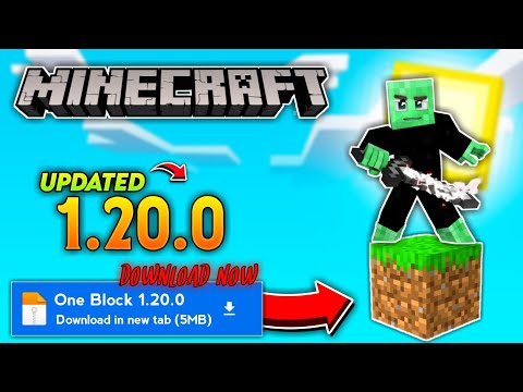 OF Gamerz - One Block For Minecraft PE 1.20 Android || One Block Mcpe 1.20 Download