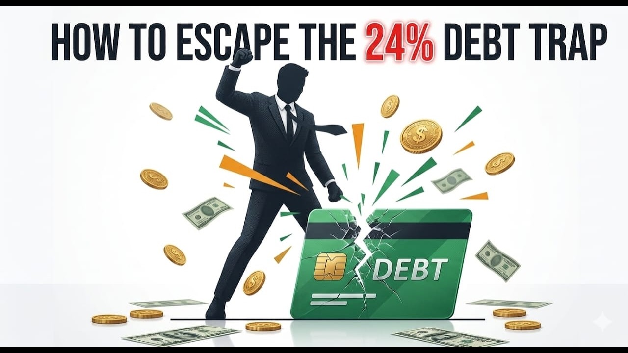 HOW TO ESCAPE THE 24%  DEBT TRAP