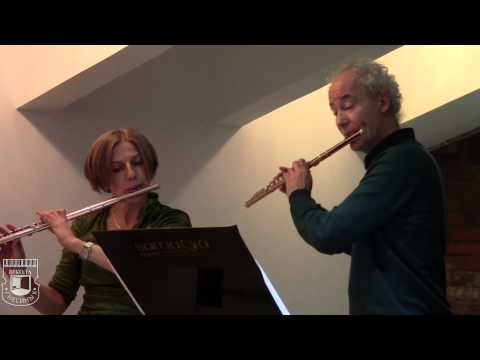 Wilhelm Friedemann BACH. Duet for flute number 2 col Major F59. Olga IVUSHEYKOVA and Felix RENGGLI
