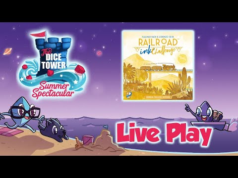 Summer Spectacular Live Play Railroad Ink Challenge