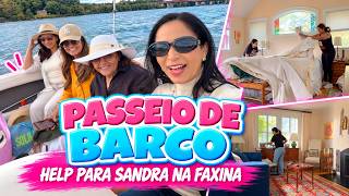 FAXINEIRA POR UM DIA NOS ESTADOS UNIDOS | PASSEAMOS DE BARCO