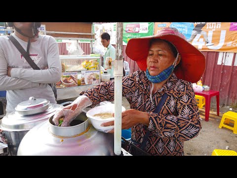 Noodle Soup, Traditional Noodle, Grilled Chicken, And Market Food Show - Phnom Penh Street Food Show