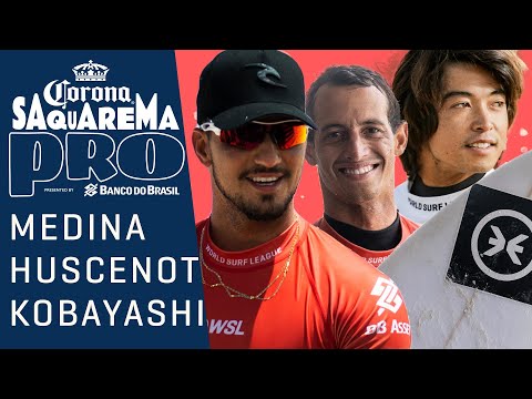 Gabriel Medina, Maxime Huscenot, Kei Kobayashi | Corona Saquarema Pro -  Round of 24 Heat Replay