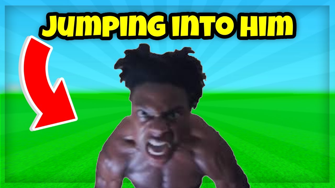 Jumping Into IShowSpeed in Roblox