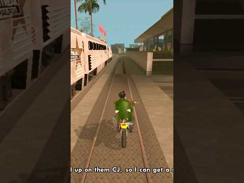 GTA:SA, train mission easy way to complete. #gtamobile #iosgameplay
