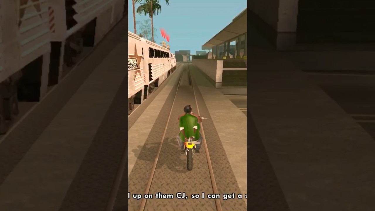 GTA:SA, train mission easy way to complete. #gtamobile #iosgameplay
