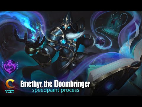 Emethyr - Catacomb Crawlers - Splash Art Painting Process