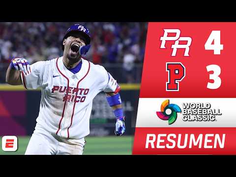 FINAL DE INFARTO. PUERTO RICO REMONTÓ y DEJÓ EN EL TERRENO a PANAMÁ | Clásico Mundial Béisbol