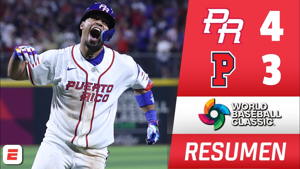 FINAL DE LOCURA. PUERTO RICO REMONTÓ y DEJÓ EN EL TERRENO a PANAMÁ | Clásico Mundial Béisbol