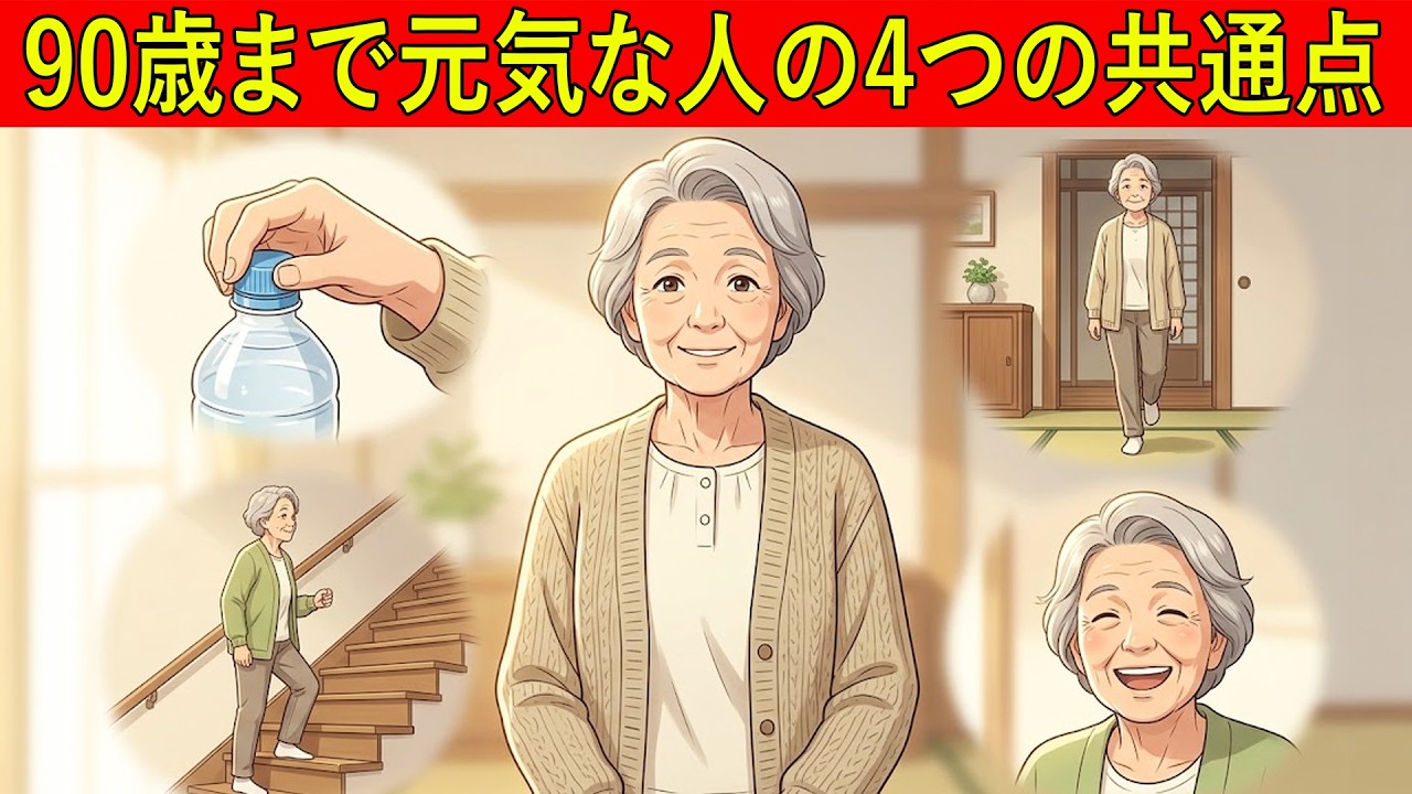 医者が警告：90歳まで元気に生きる人だけができる自宅の4つのサイン