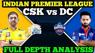 CSK vs DC IPL T20 Dream11 Team | CHENNAI SUPER KINGS vs DELHI CAPITALS | IPL Match  dream11