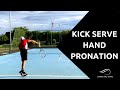 Tennis Kick Serve: Hand Pronation Progression - 5 Drills | Connecting Tennis