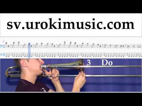 Lär Dig Spela Trombon Clean Bandit - Rockabye ft Sean Paul Anne-Marie Tabs Nybörjare Del 1 övningar