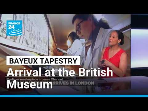 Medieval masterpiece Bayeux Tapestry arrives in London