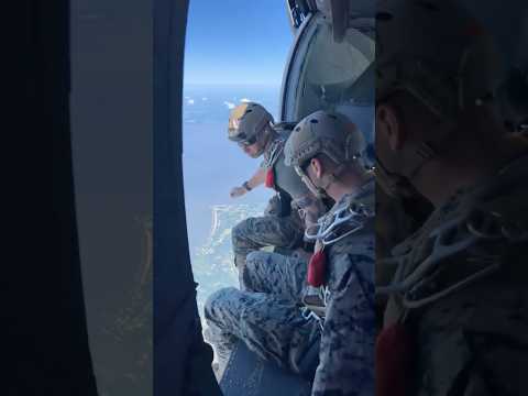 USMC Special Operators conduct Freefall jumps in Okinawa, Japan. #USMC #MARSOC #Marines #USMC