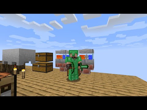 Minecraft Sky Bees Ep01 - Iron and Ore Doubling...kinda