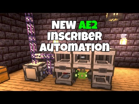 Compact AE2 Processor and Inscriber Automation UPDATED for Minecraft 1.20 and 1.21