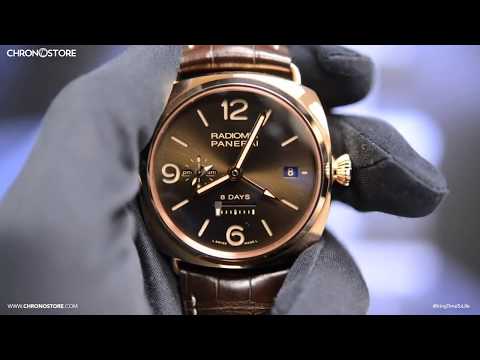Panerai Radiomir 8 Days GMT ORO Rosso PAM00395 Men’s Watch | Chronostore | Christian Taylor