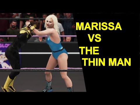 GLOW 1985 The Thin Man vs Marissa - Extreme Rules