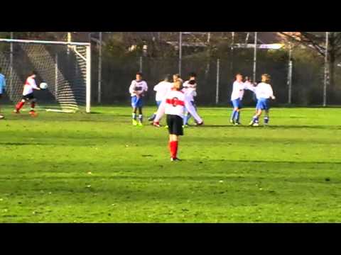 Tweede Helft Unicum D1 - vv Hoogland D1  dd 26-11-2011