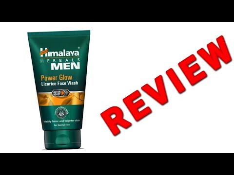 Himalaya Power Glow Mens Licorice Facewash Review