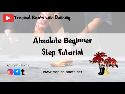 Absolute Beginner Line Dance Step Tutorial
