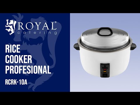 video - Rice Cooker Profesional - 23 litri - 3000 W - Royal Catering