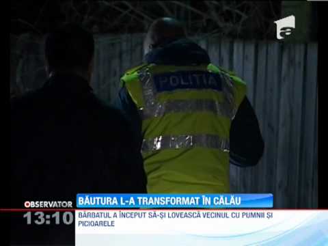 După ce a băut, un bărbat din Bacău si-a adus aminte că are ceva de împărţit cu un vecin