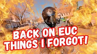 What Is It Like Riding My EUC After A Long Break?