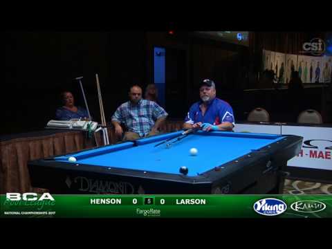 2017 BCAPL Nationals - Wheelchair 9-Ball Singles: Henson vs Larson