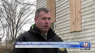 Callaway County sheriff removed from office after license stripped; interim appointed