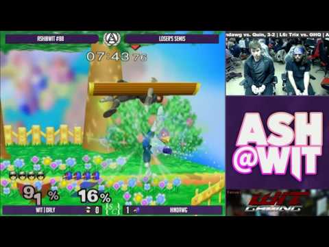 WIT | ORLY (Falcon) vs Hindawg (Falco) - ASH@WIT #88 Melee Loser's Semis
