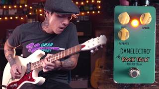 Video thumbnail for Danelectro Back Talk Reverse Delay pedal - NEW FOR 2020 by R.J. Ronquillo
