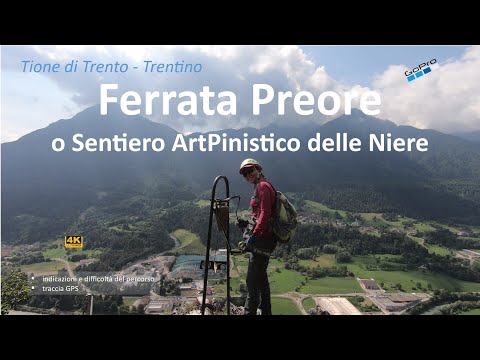 Ferrata Preore, or Niere Art-Pinistic Path, Tione di Trento, Trentino