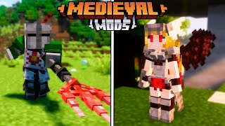 10 Amazing Medieval Mods!!! {Forge & Fabric} | Minecraft 1.18.2 ~1.20.1