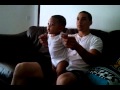 Baby Mikey Watching Yo Gabba Gabba 05 31 2011