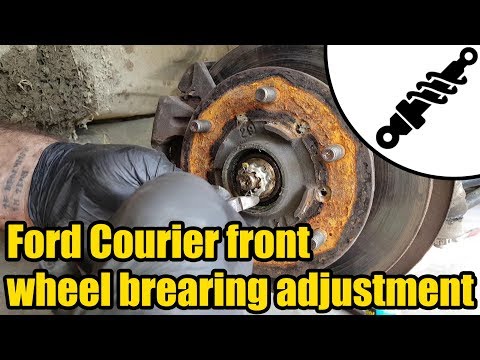 Ford Courier Pickup (1993) front wheel bearing adjustment #1620