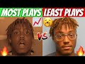 Rappers MOST Streamed Vs LEAST Streamed Song 2021 Edition